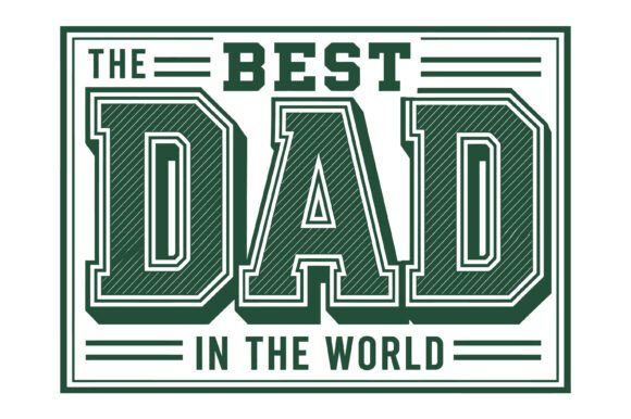 Best Dad Varsity SVG: Typography for Modern Branding