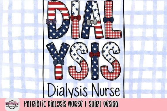 Celebrate Patriotism & Profession with a Vibrant Dialysis Nurse Design