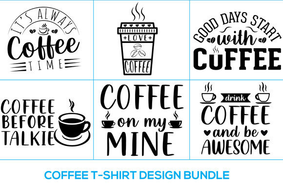 Coffe-Tshirt-Design-Bundle: Your Source for Premium Merch Art