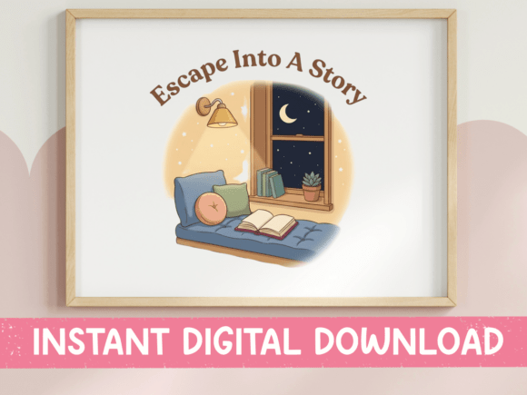 Escape into a Story: A Cozy Reading Design for Visual Storytelling