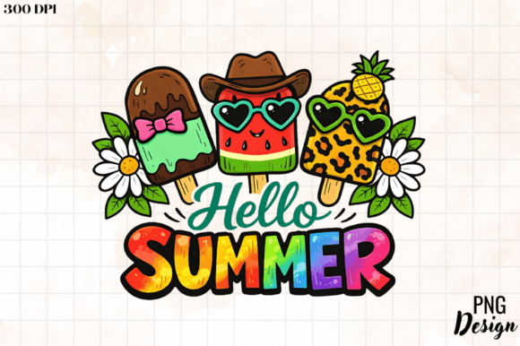 Hello Summer PNG Design: Elevate Your Creative Projects