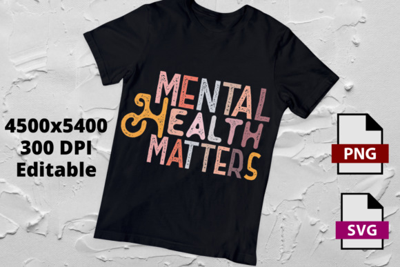 Mental Health Matters T-shirt Design: A Visual Voice for Awareness