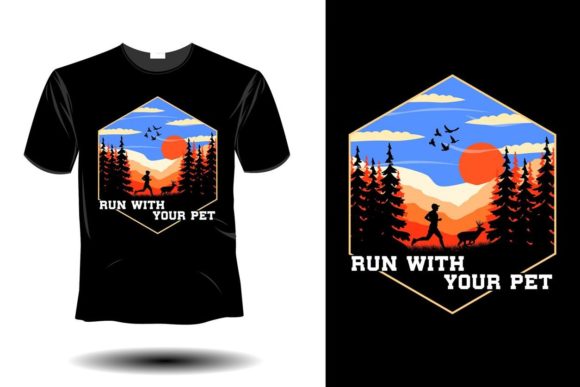 Run with Your Pet Retro Vintage Design: A Designer's Guide