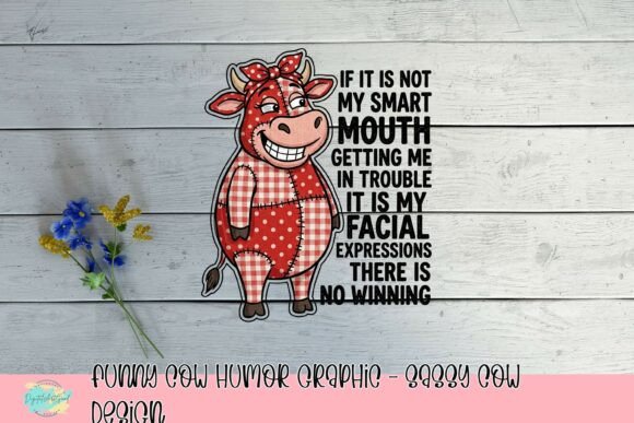 Sassy Cow Design: A Graphic with Personality