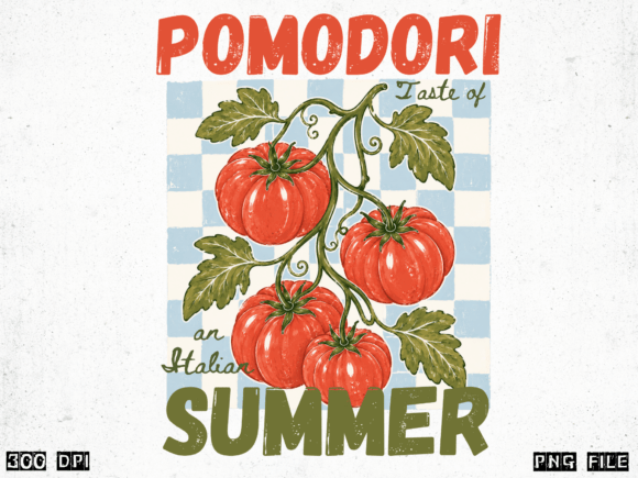 Tomato Summer PNG Sublimation Design: Vibrant Creative Assets